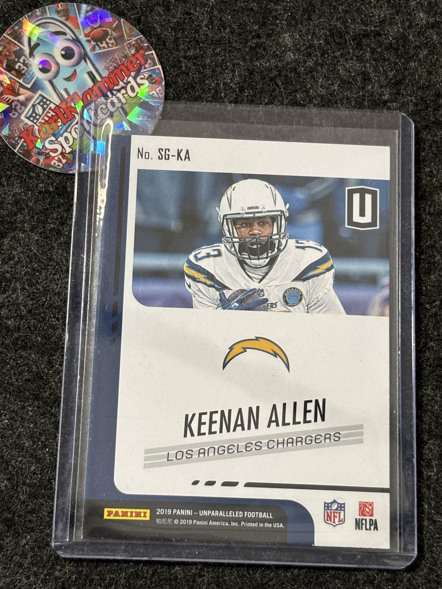 2019 Panini Unparalleled #SG-KA Keenan Allen Spirit of the Game Los Angeles Chargers