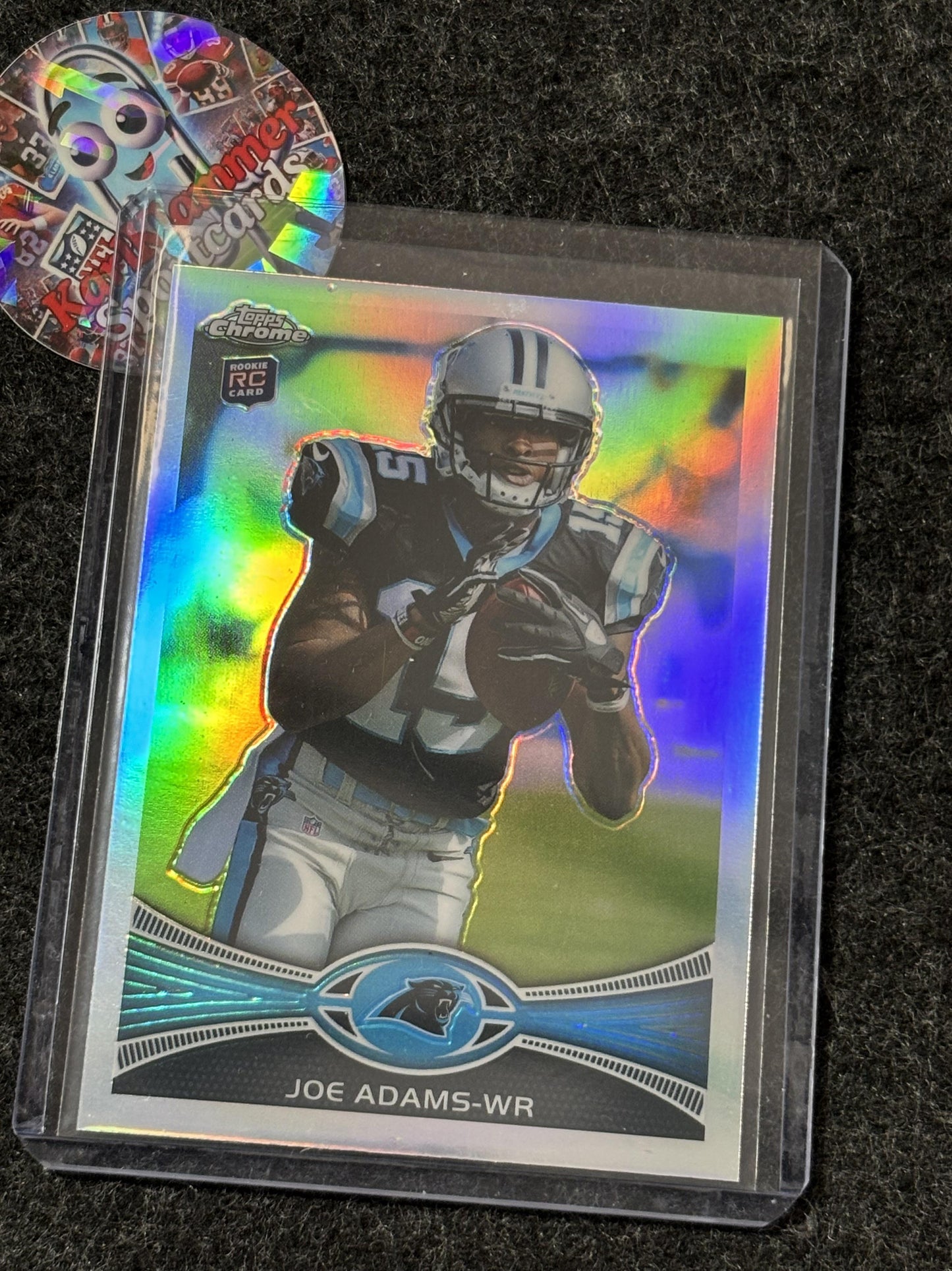2012 Topps Chrome #133 Joe Adams Refractors Carolina Panthers RC