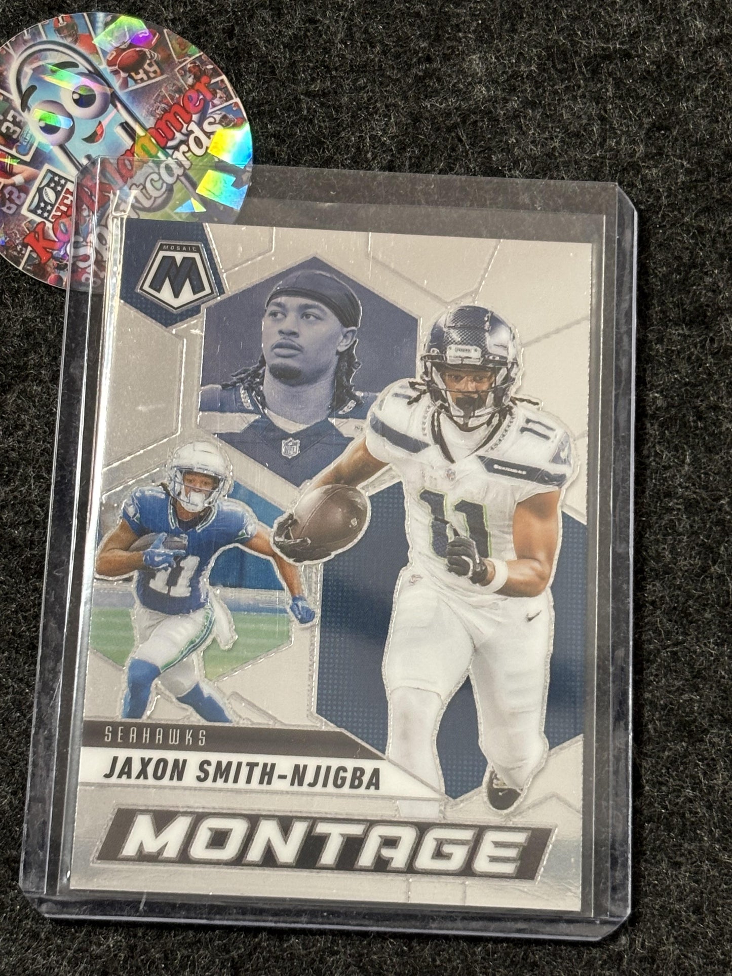 2025 Panini Mosaic #19 Jaxon Smith-Njigba Montage Mosaic Seattle Seahawks
