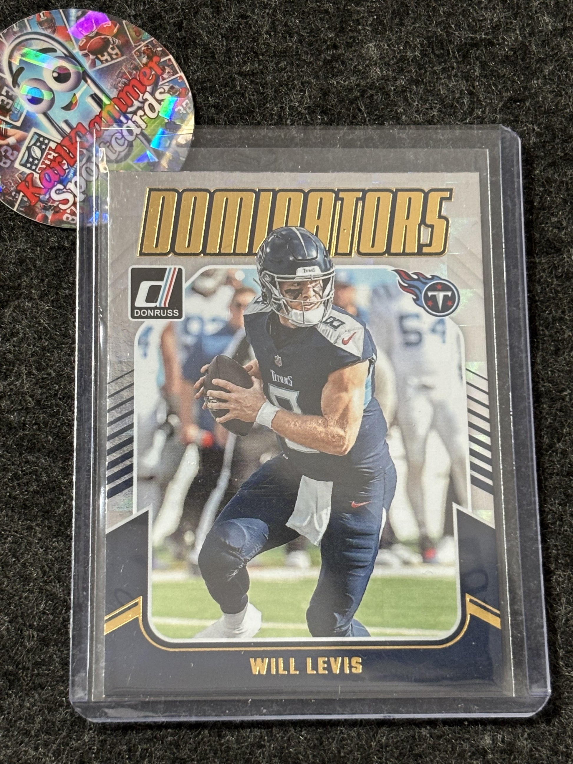 2024 Donruss #7 Will Levis Dominators Tennessee Titans