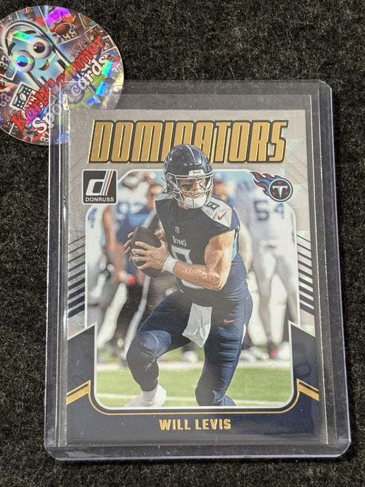 2024 Donruss #7 Will Levis Dominators Tennessee Titans