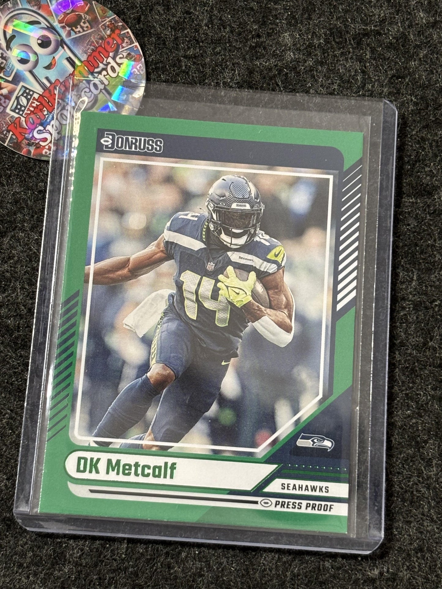 2024 Donruss #128 DK Metcalf Press Proof Green Seattle Seahawks