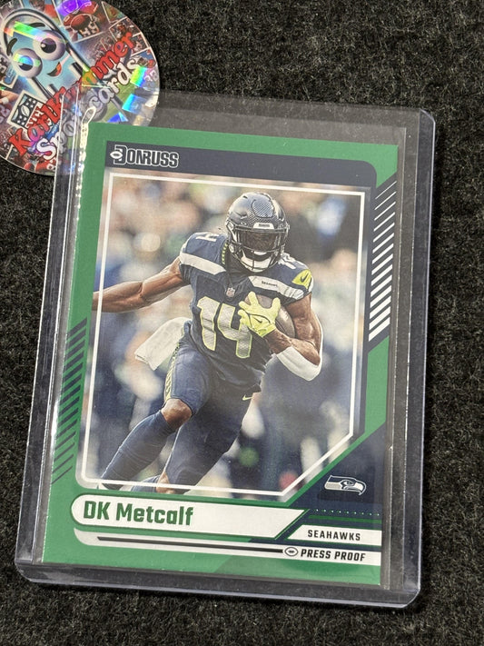 2024 Donruss #128 DK Metcalf Press Proof Green Seattle Seahawks
