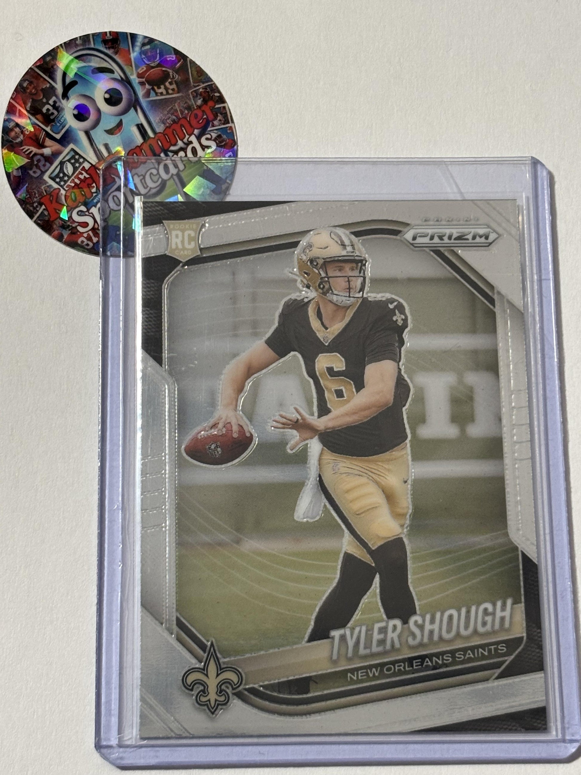 2025 Panini Prizm #327 Tyler Shough New Orleans Saints RC