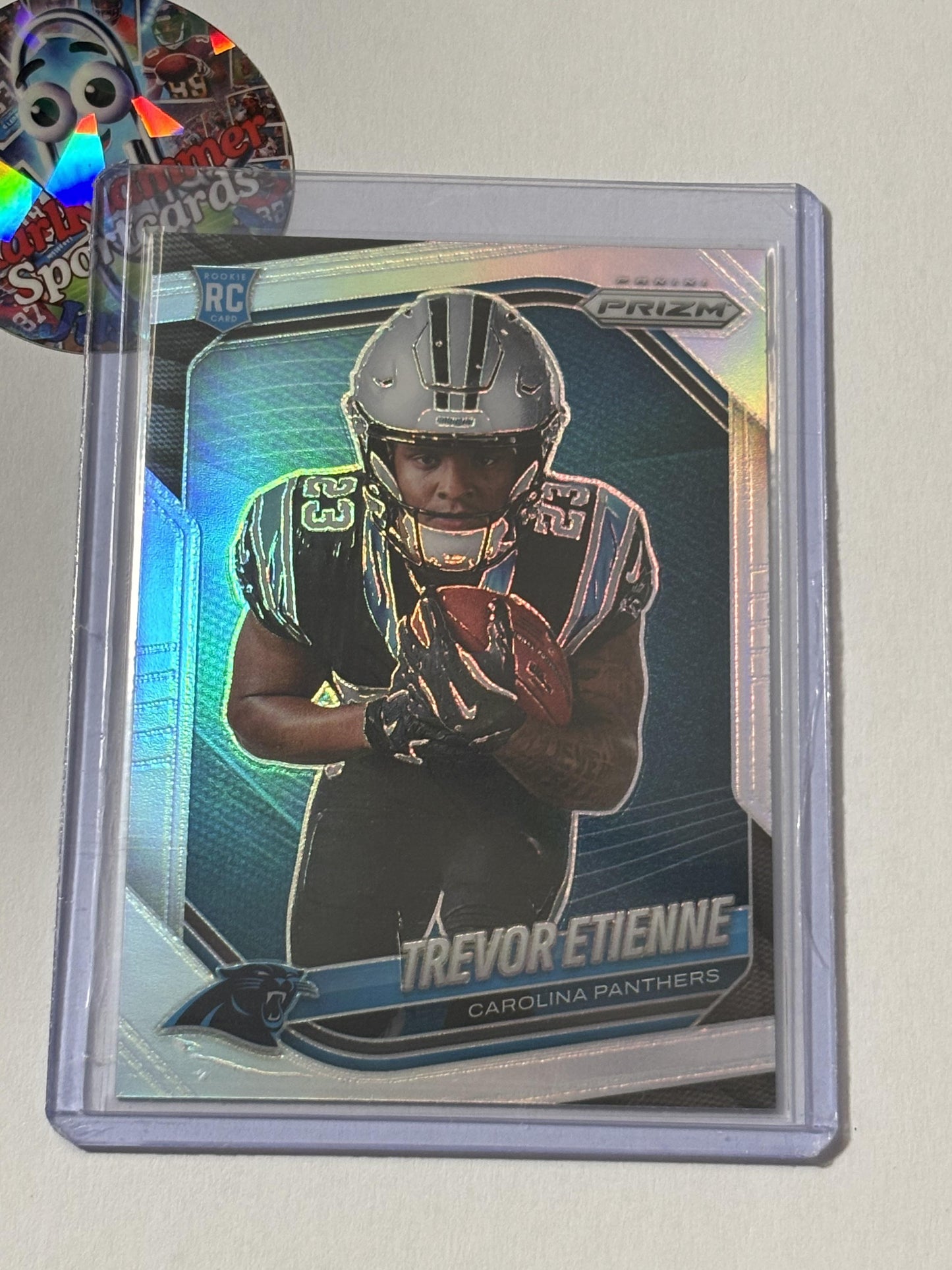 2025 Panini Prizm #402 Trevor Etienne Silver Carolina Panthers