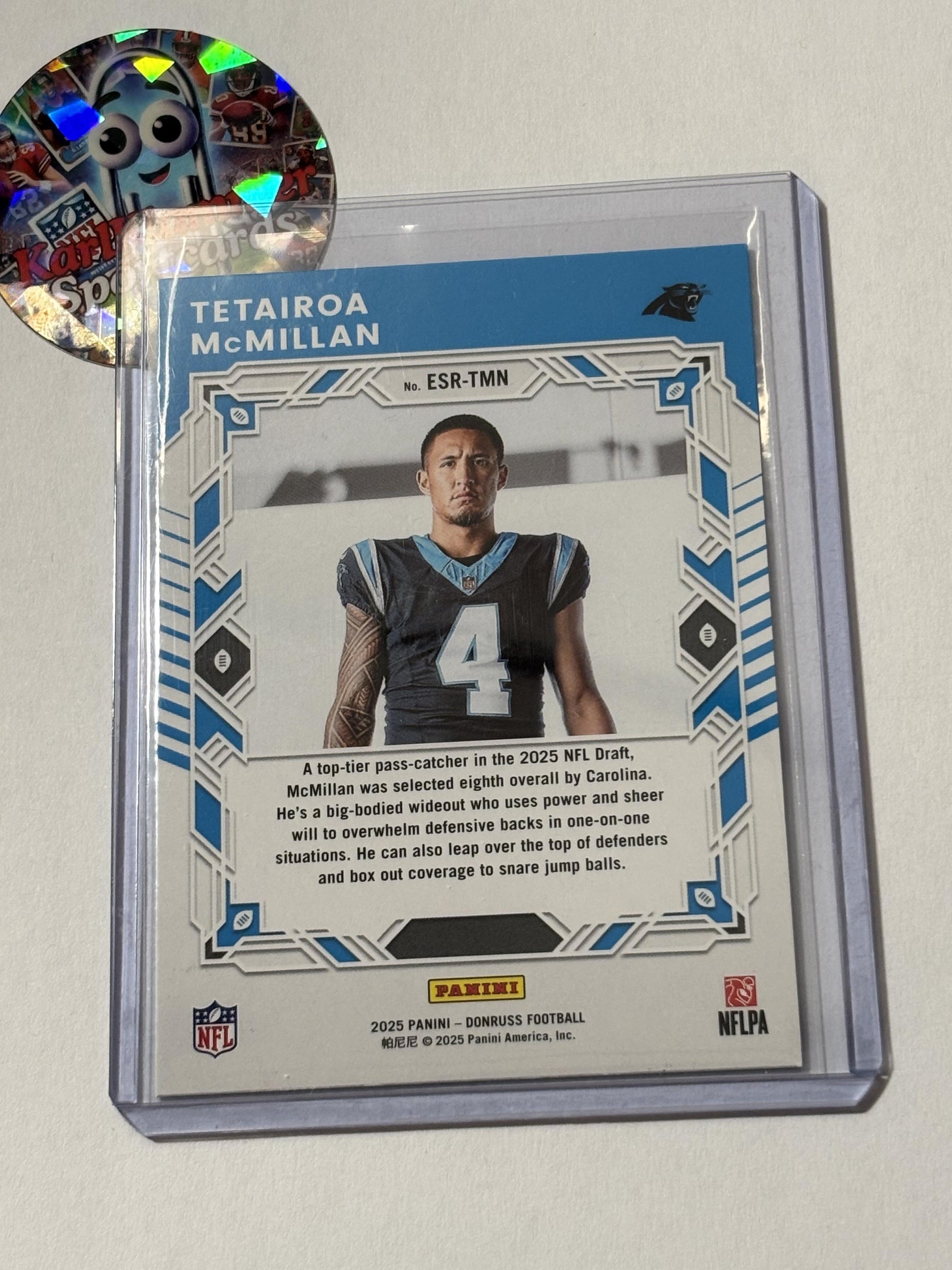 2025 Donruss #ESR-TMN Tetairoa McMillan The Elite Series Rookies Carolina Panthers