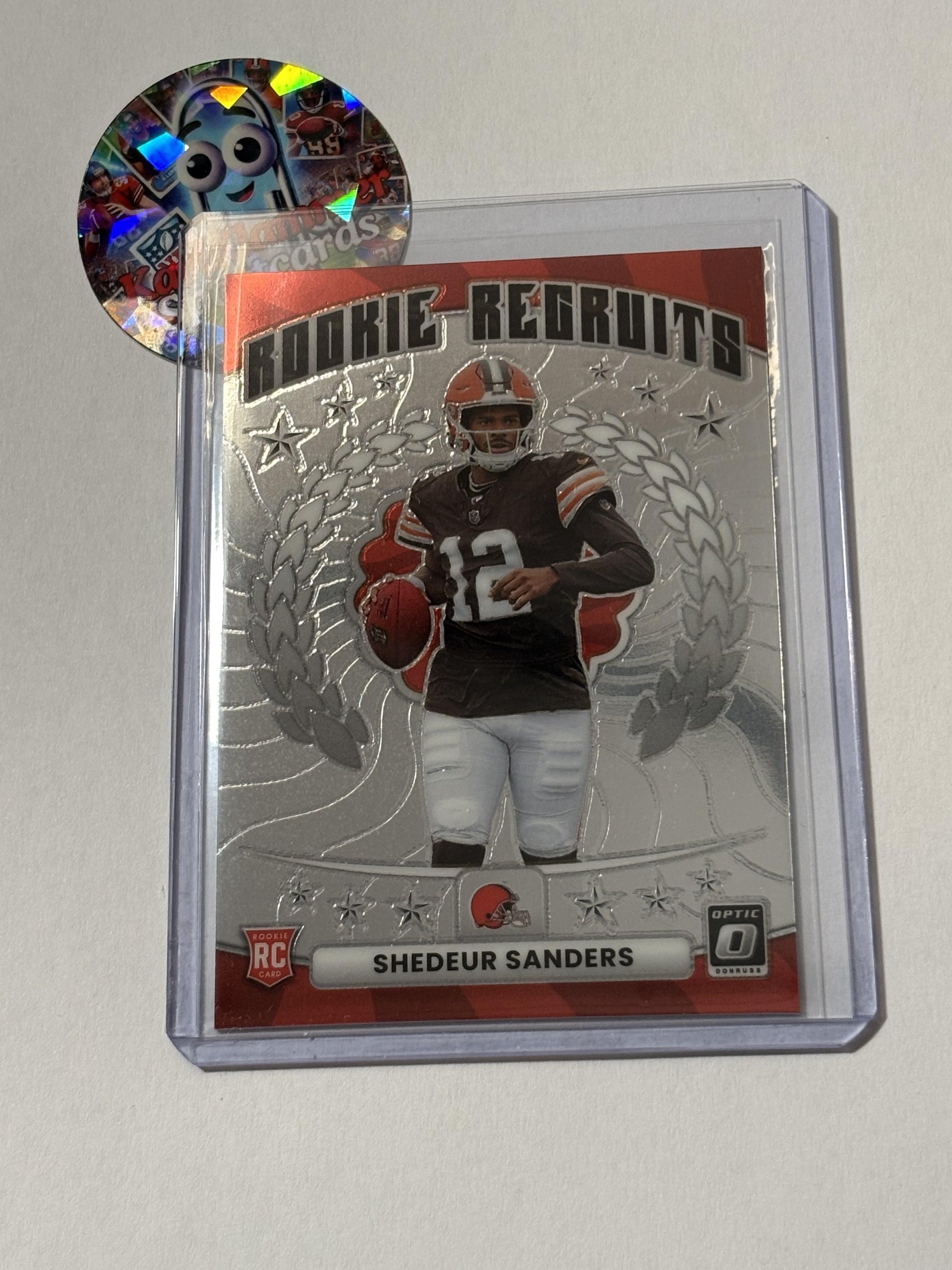 2025 Donruss Optic #20 Shedeur Sanders Rookie Recruits Cleveland Browns