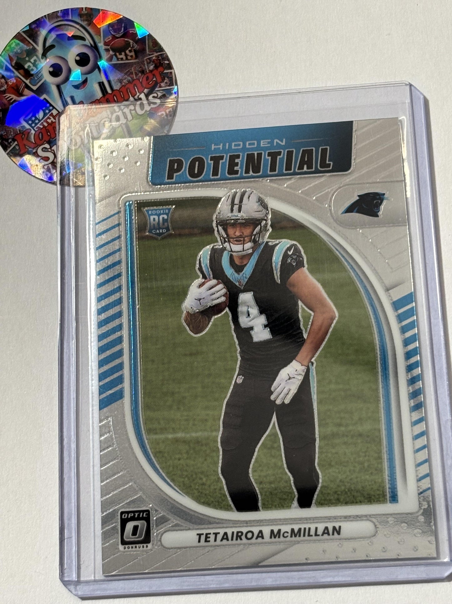 2025 Donruss Optic #4 Tetairoa McMillan Hidden Potential Carolina Panthers