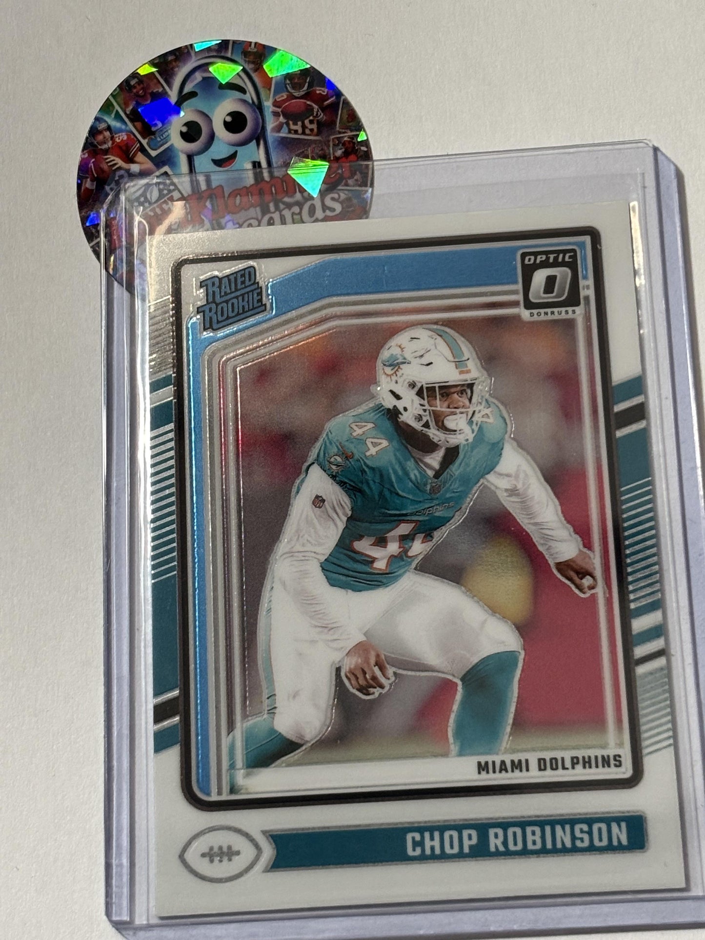 2024 Donruss Optic #219 Chop Robinson Holo Miami Dolphins