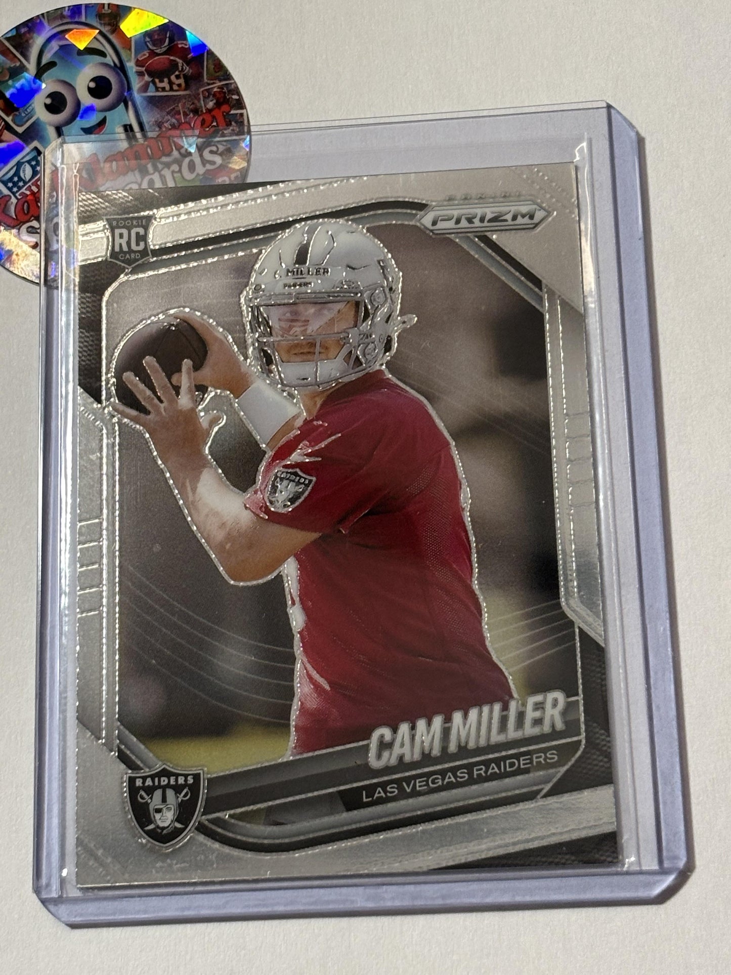 2025 Panini Prizm #362 Cam Miller Las Vegas Raiders RC