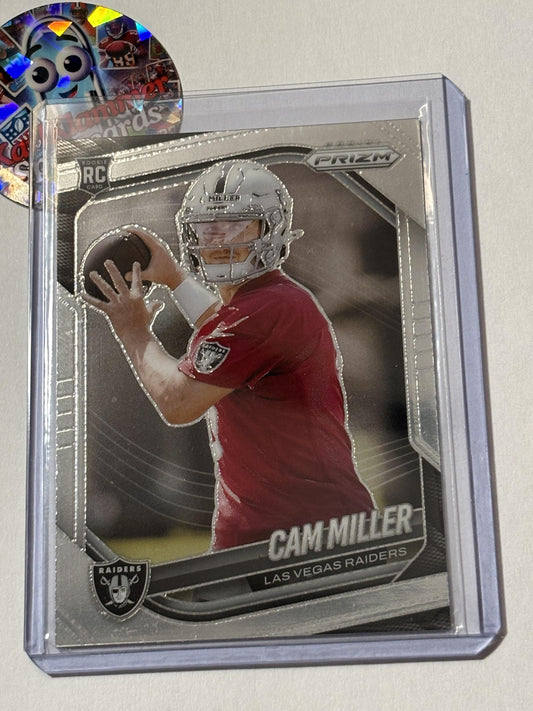 2025 Panini Prizm #362 Cam Miller Las Vegas Raiders RC