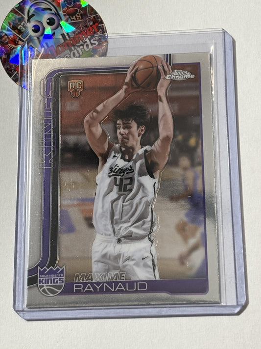 2025-26 Topps Chrome #293 Maxime Raynaud Sacramento Kings RC