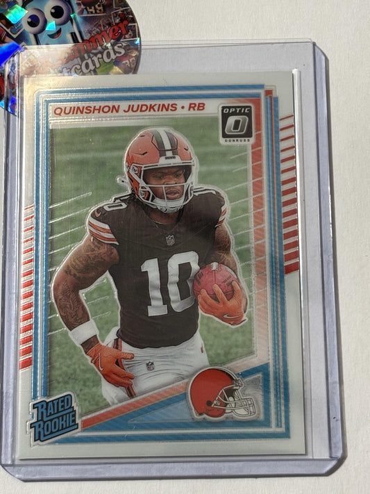 2025 Donruss Optic #252 Quinshon Judkins Cleveland Browns RC