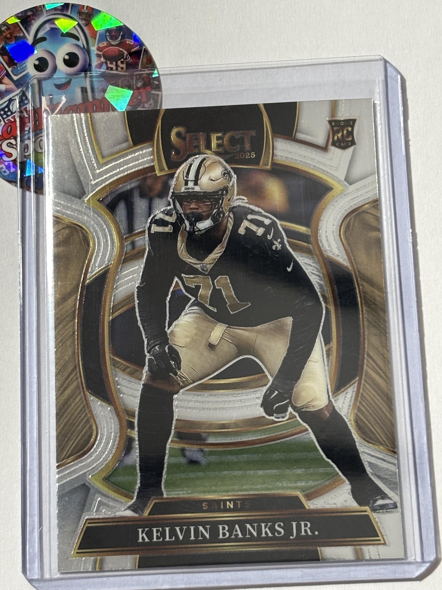 2025 Panini Select #42 Kelvin Banks Jr. New Orleans Saints