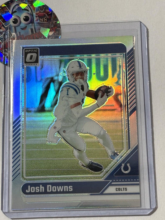 2024 Donruss Optic #84 Josh Downs Holo Indianapolis Colts