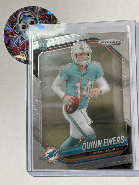 2025 Panini Prizm #307 Quinn Ewers Miami Dolphins RC