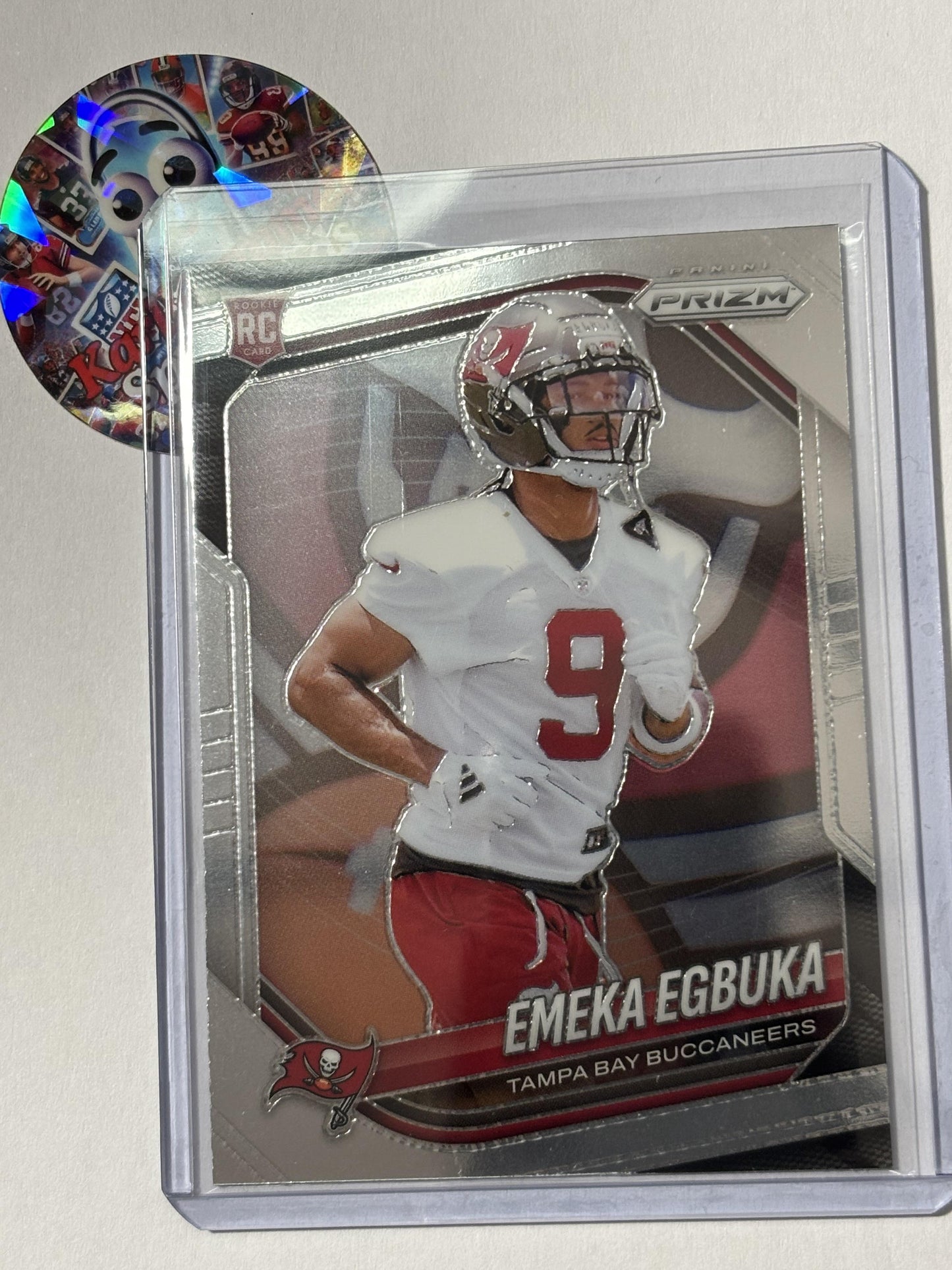 2025 Panini Prizm #351 Emeka Egbuka Tampa Bay Buccaneers RC
