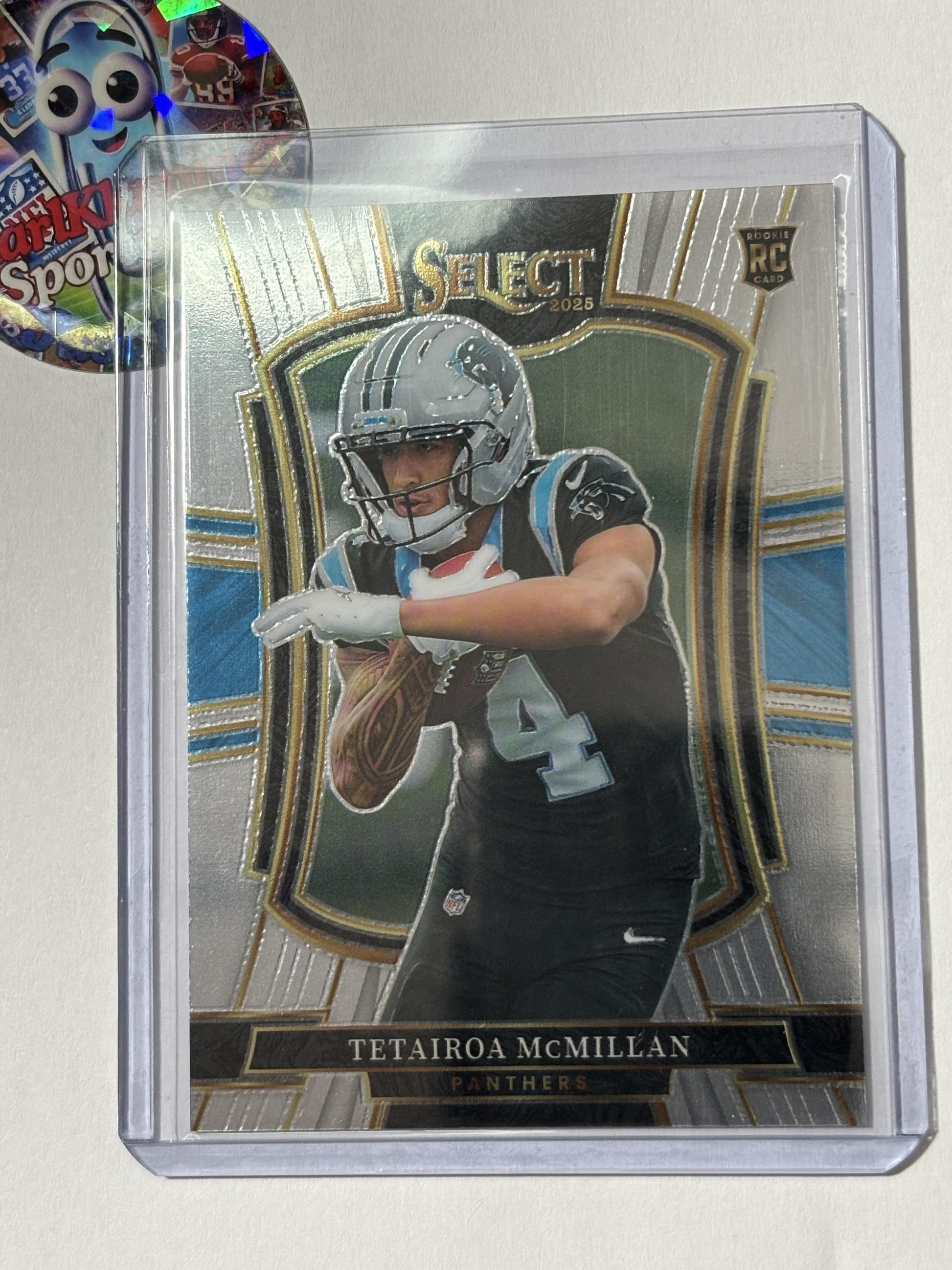 2025 Panini Select #144 Tetairoa McMillan Carolina Panthers RC