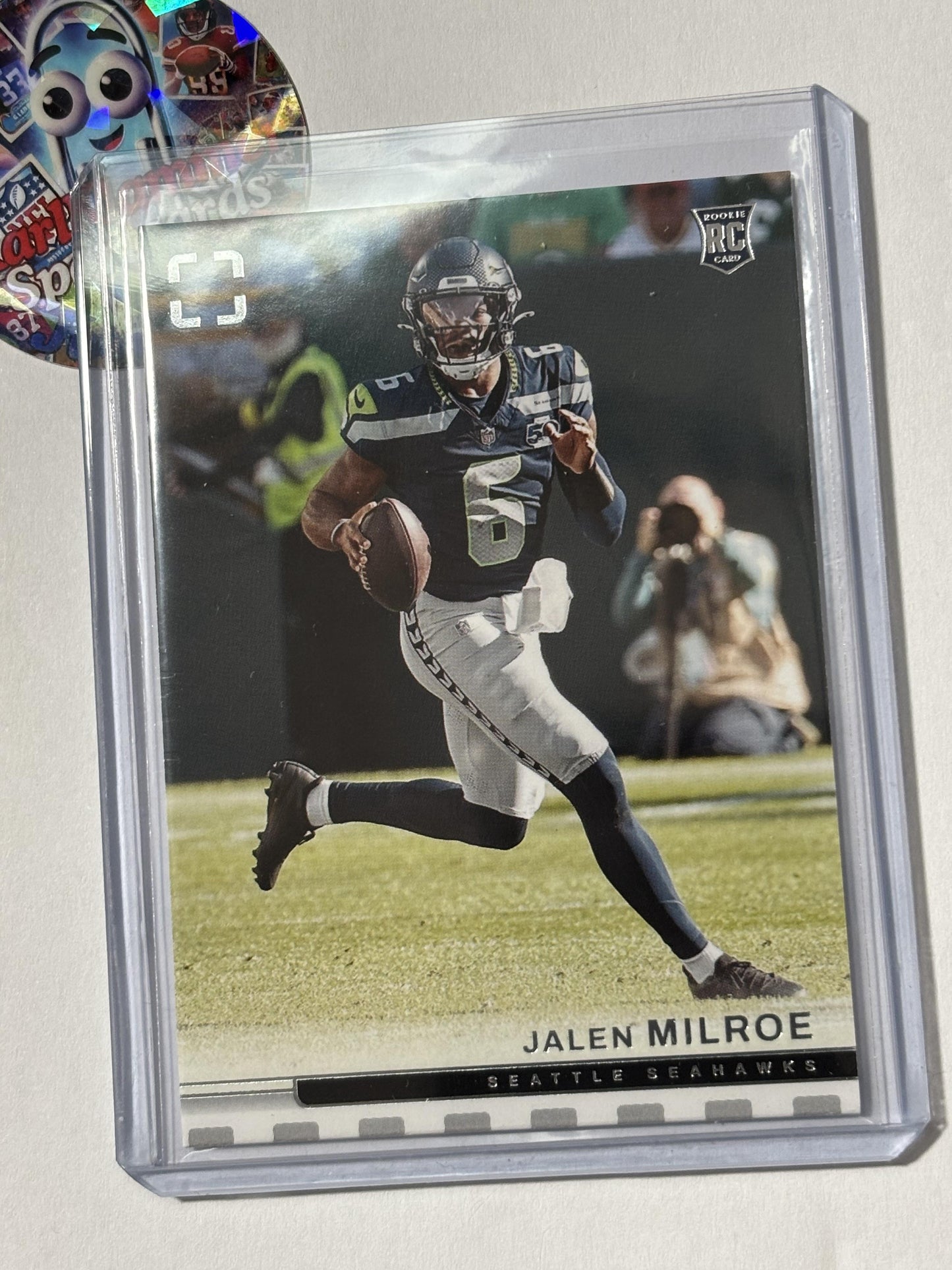 2025 Photogenic #141 Jalen Milroe Seattle Seahawks RC