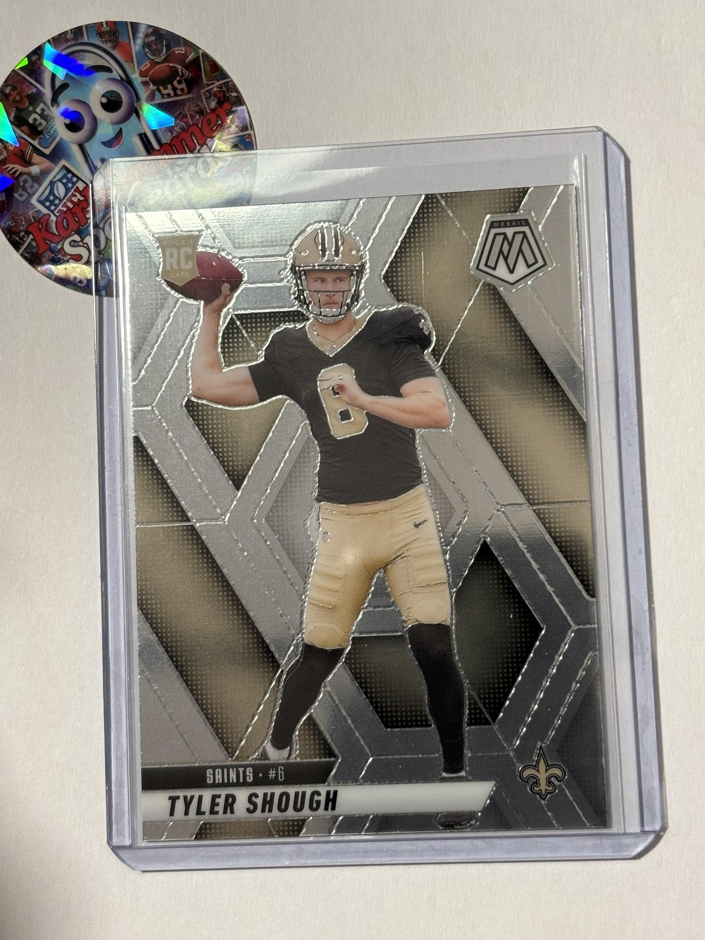 2025 Panini Mosaic #312 Tyler Shough New Orleans Saints RC