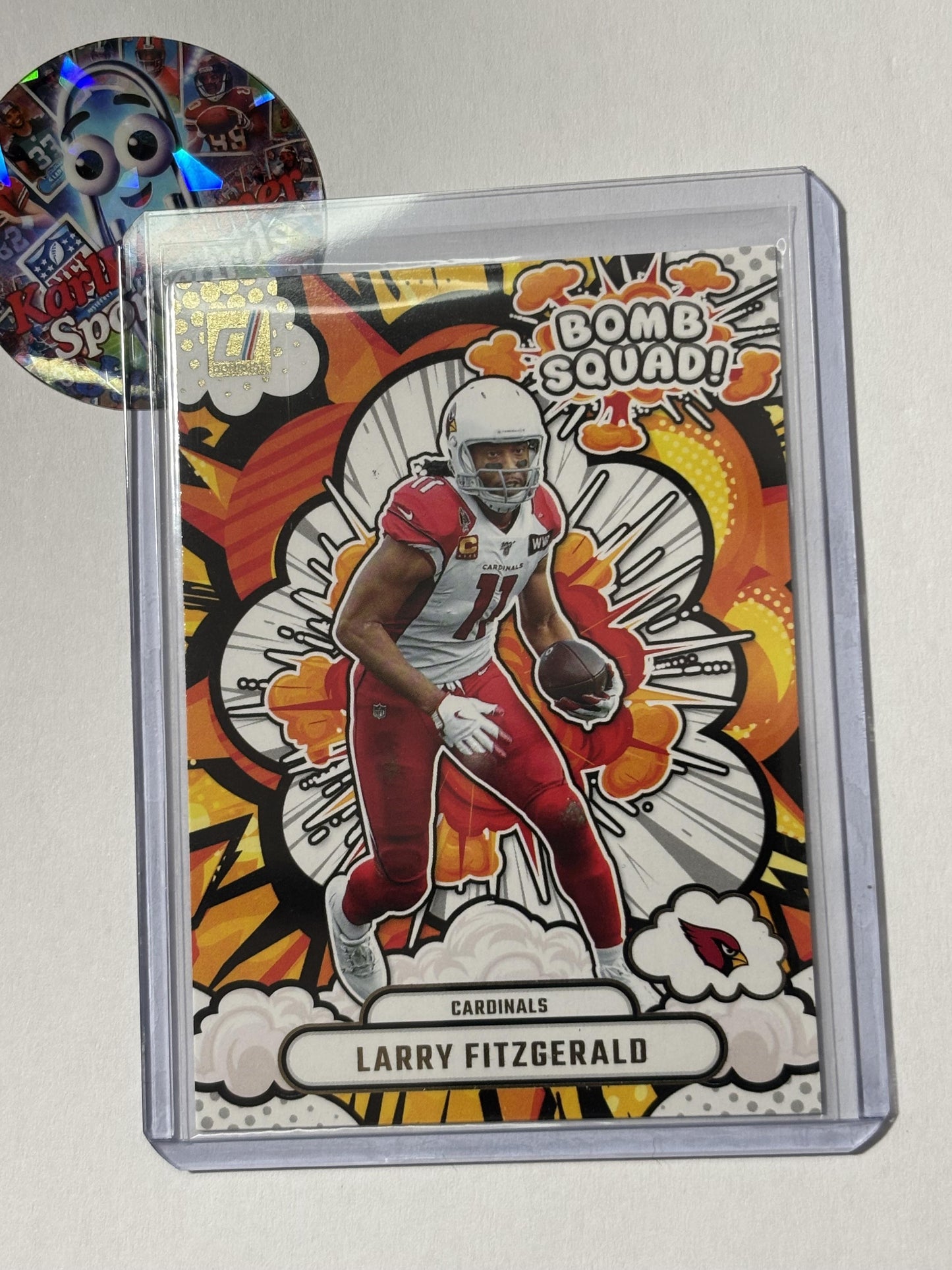 2025 Donruss #BS-LFD Larry Fitzgerald Bomb Squad Arizona Cardinals