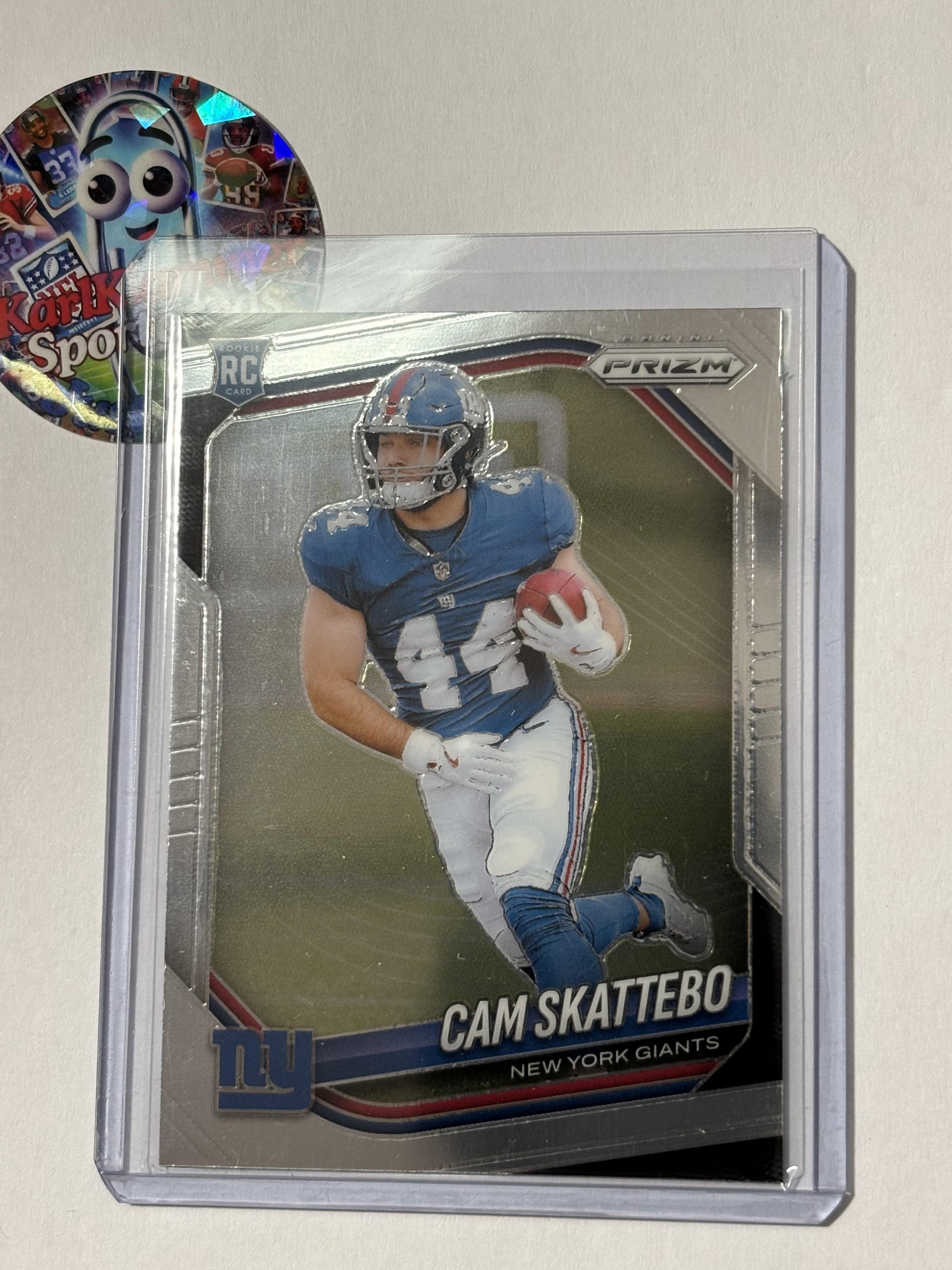 2025 Panini Prizm #363 Cam Skattebo New York Giants RC