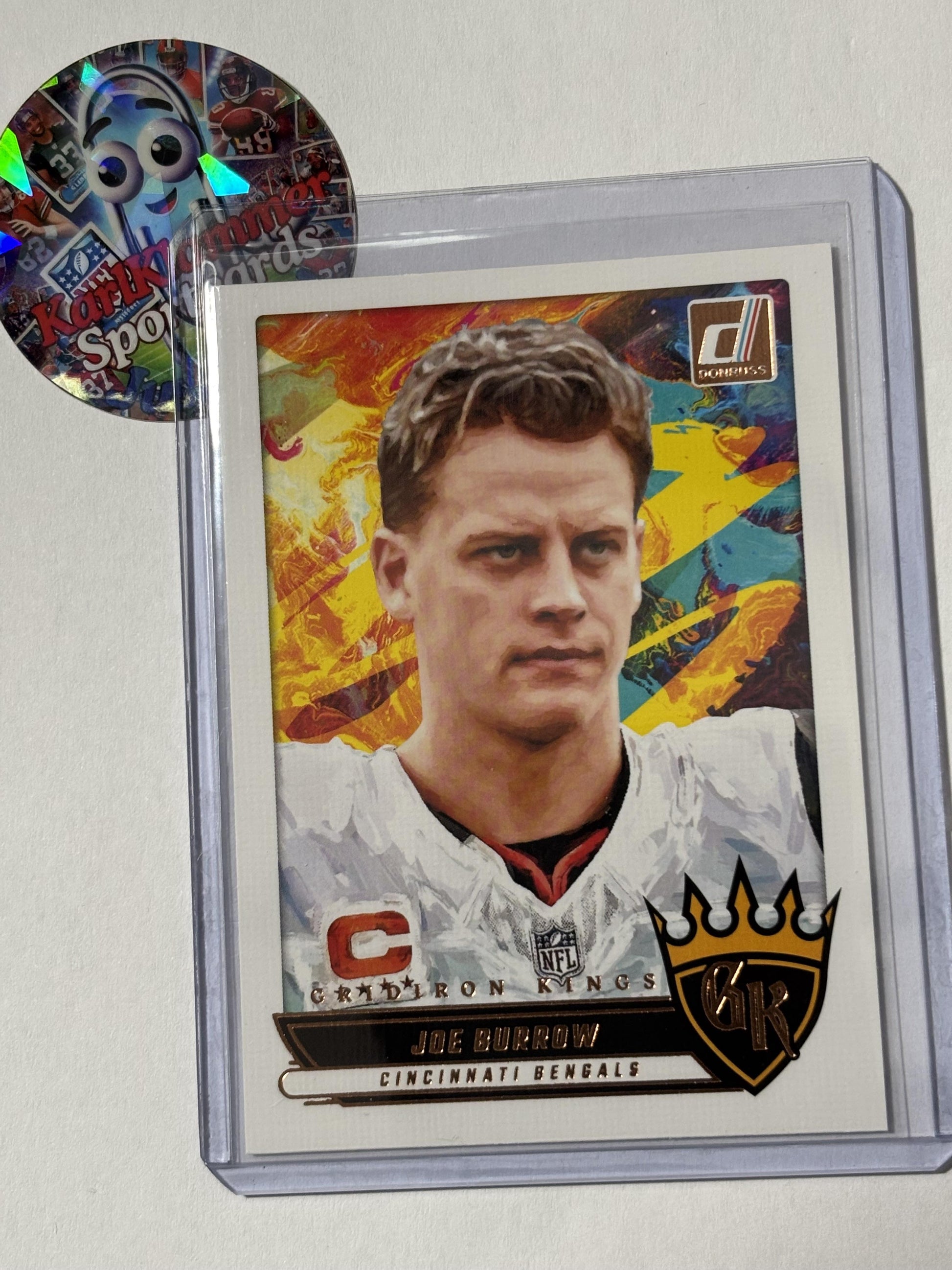 2025 Donruss #GK-JBW Joe Burrow Gridiron Kings Cincinnati Bengals