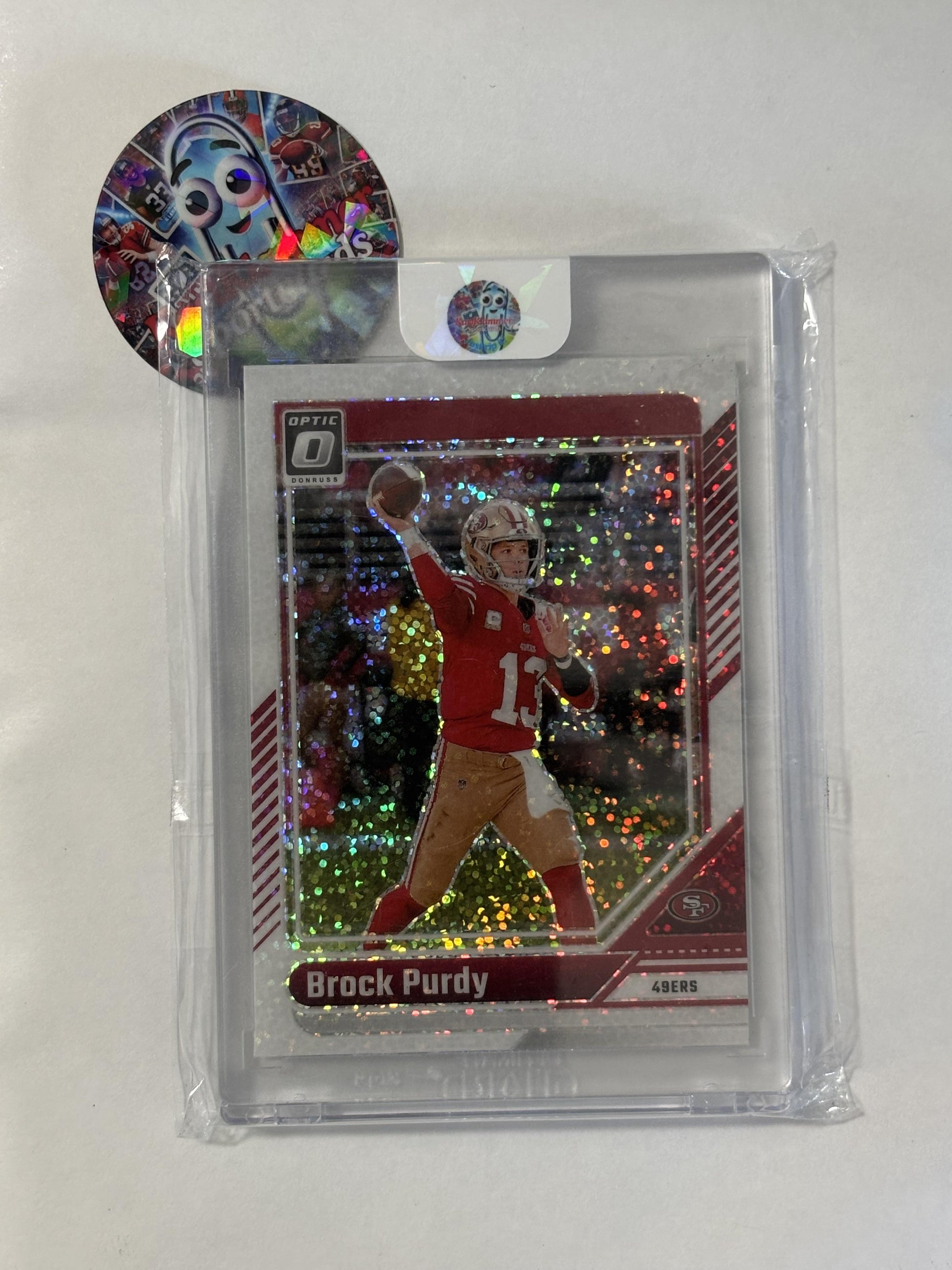 2024 Donruss Optic #170 Brock Purdy White Sparkle San Francisco 49ers