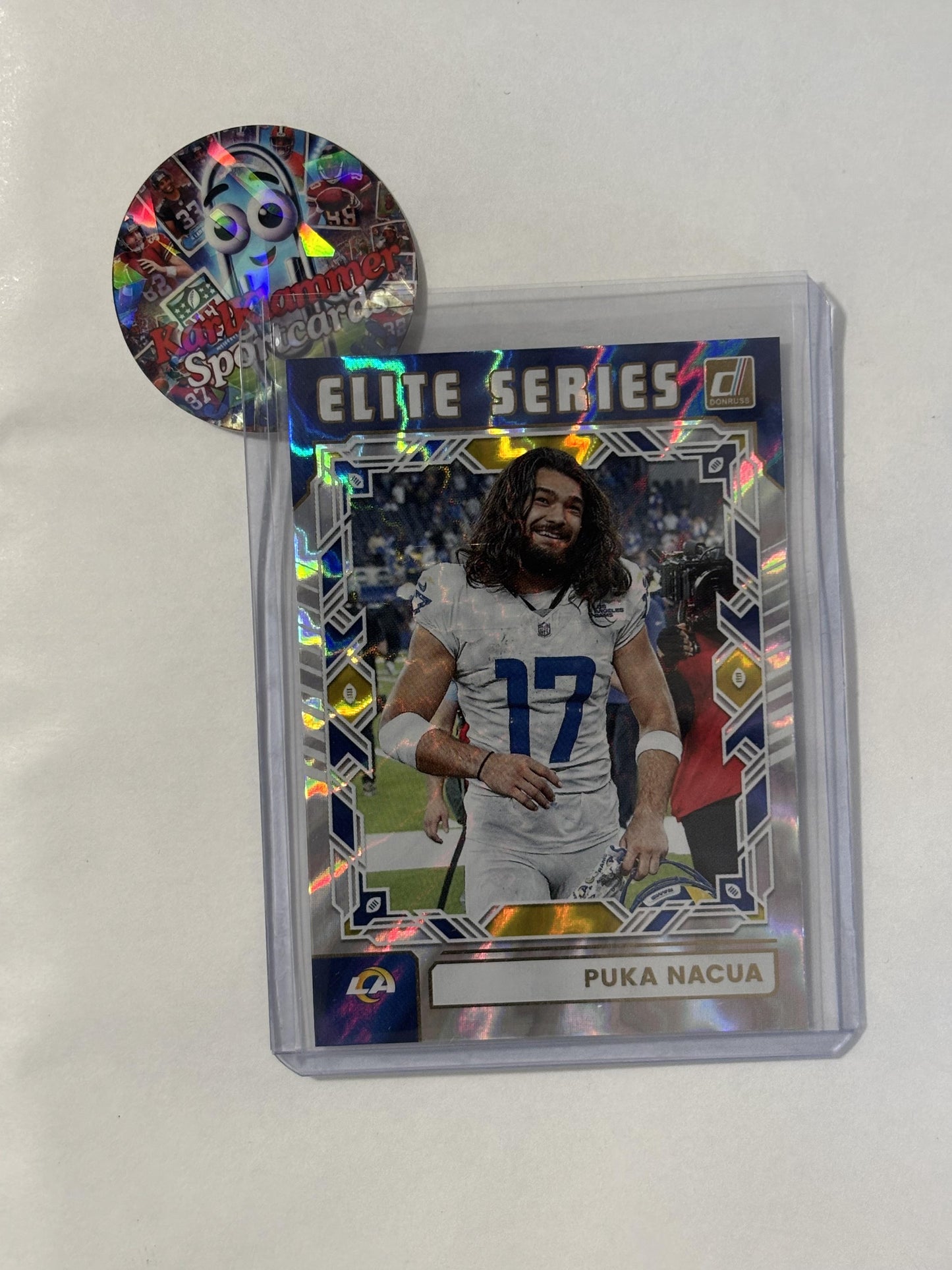 2025 Donruss #TES-PNA Puka Nacua The Elite Series Los Angeles Rams