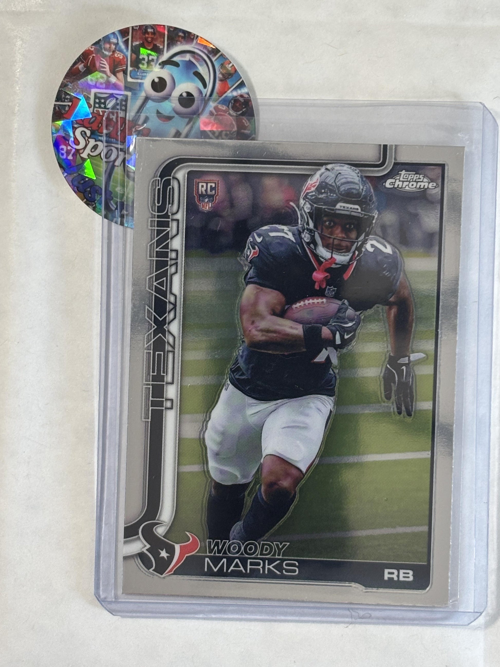 2025 Topps Chrome #372 Woody Marks Houston Texans RC