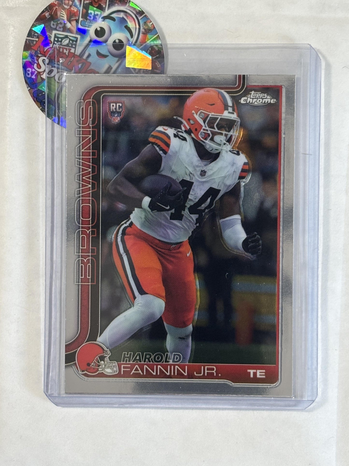 2025 Topps Chrome #339 Harold Fannin Jr. Cleveland Browns RC