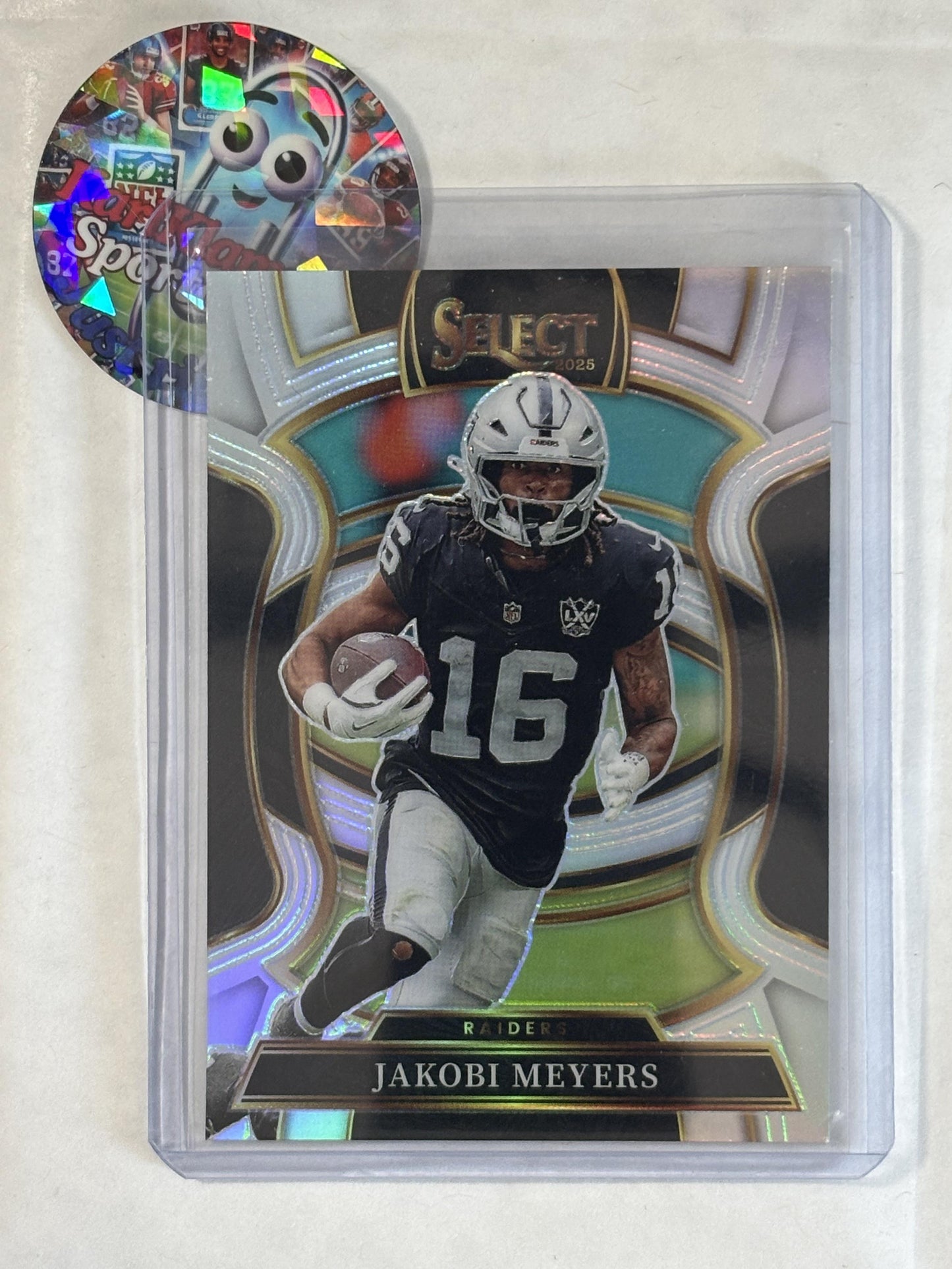 2025 Panini Select #5 Jakobi Meyers Silver Prizm Las Vegas Raiders