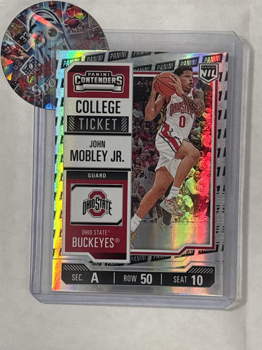 2025 Panini Ohio State University #20 John Mobley Jr. Panini Ohio State Buckeyes