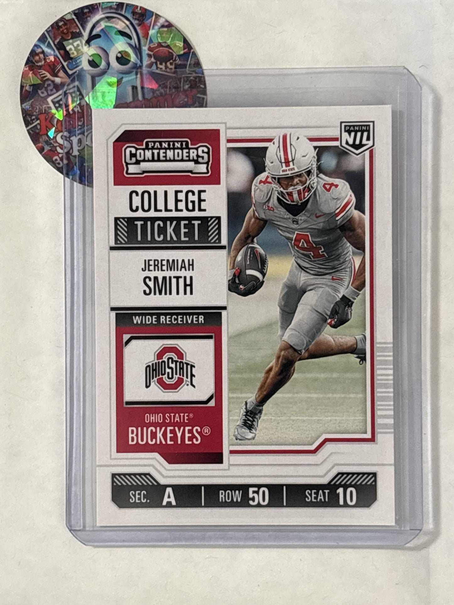 2025 Panini Ohio State University #1 Jeremiah Smith Ohio State Buckeyes