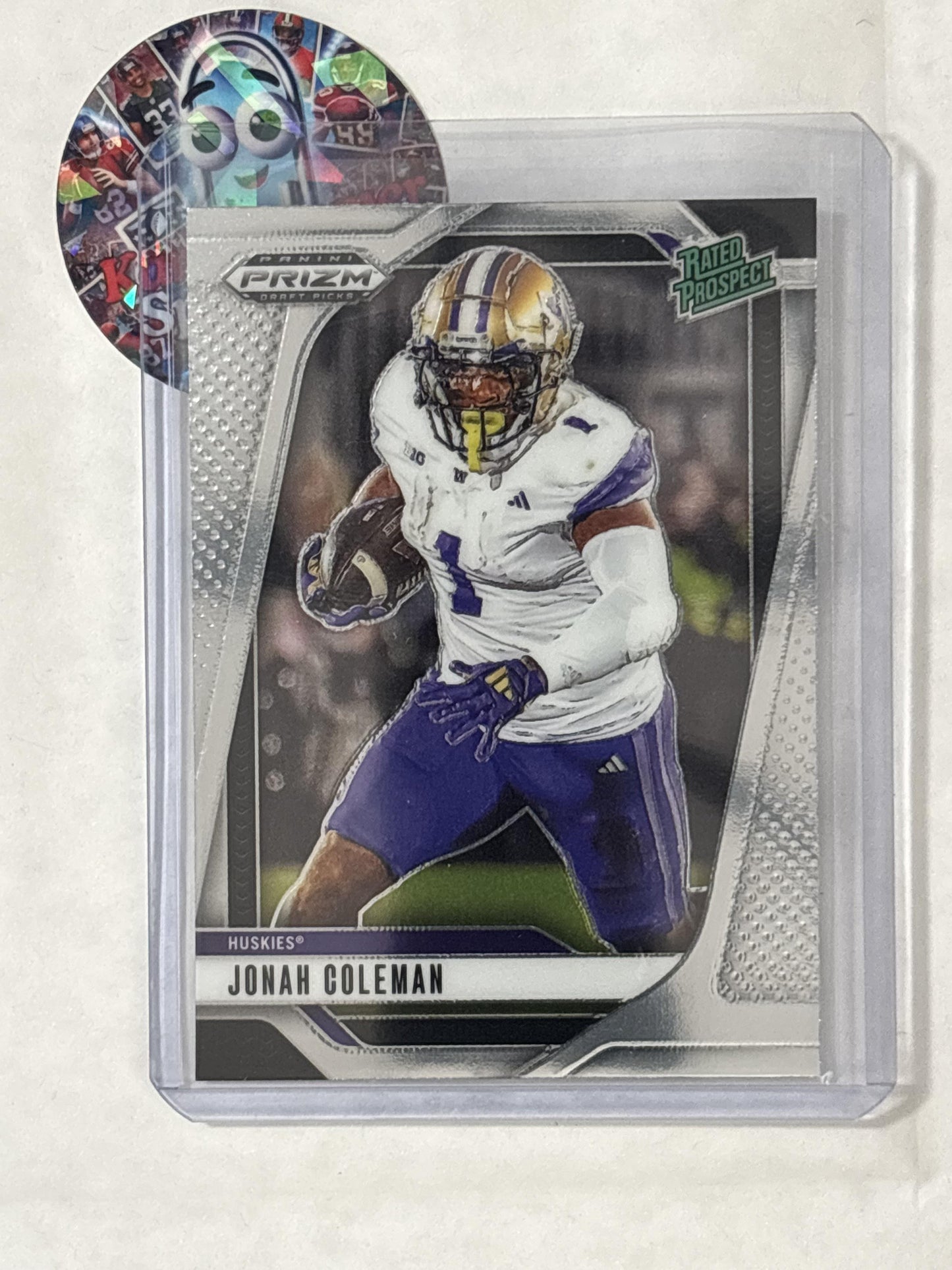2025 Panini Prizm Draft Picks #169 Jonah Coleman Washington Huskies