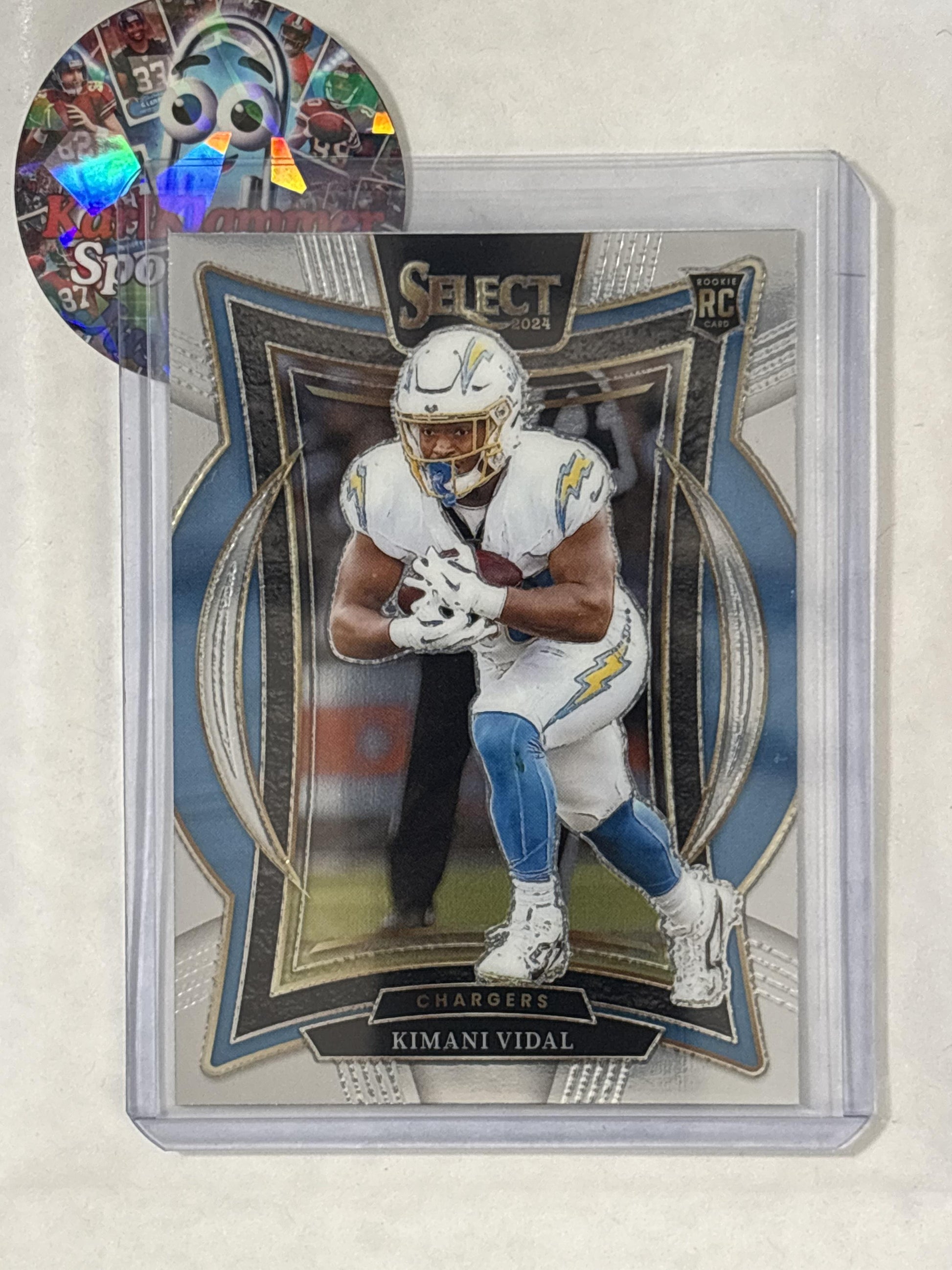 2024 Panini Select #15 Kimani Vidal Los Angeles Chargers RC