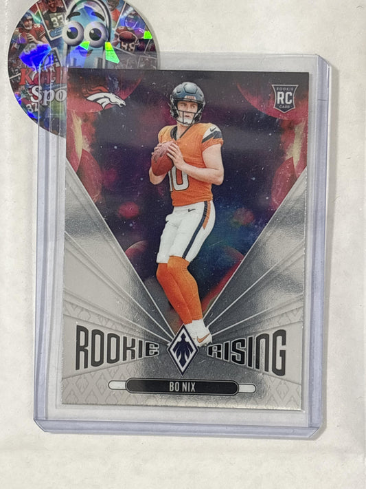 2024 Panini Phoenix #RR-BNX Bo Nix Rookie Rising Denver Broncos