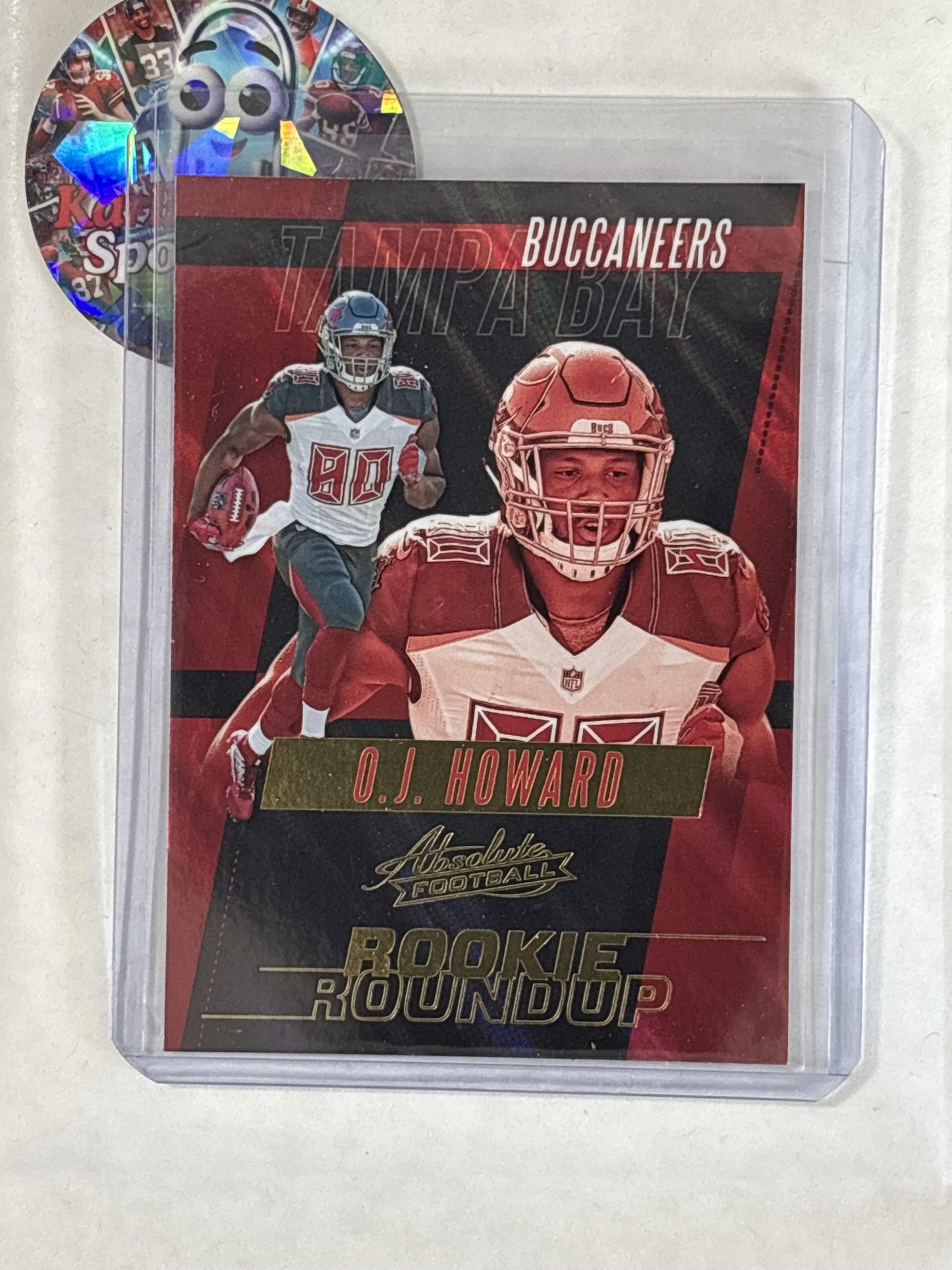 2017 Panini Absolute #14 O.J. Howard Rookie Roundup Tampa Bay Buccaneers
