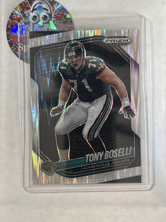 2025 Panini Prizm Black #72 Tony Boselli Prizms Skewed #/249 Jacksonville Jaguars SN