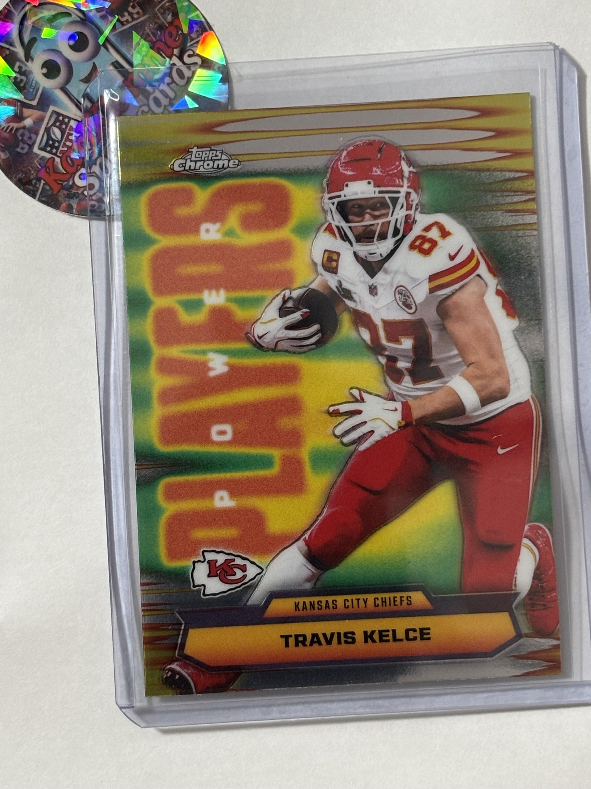 2025 Topps Chrome #PP-34 Travis Kelce Power Players Kansas City Chiefs