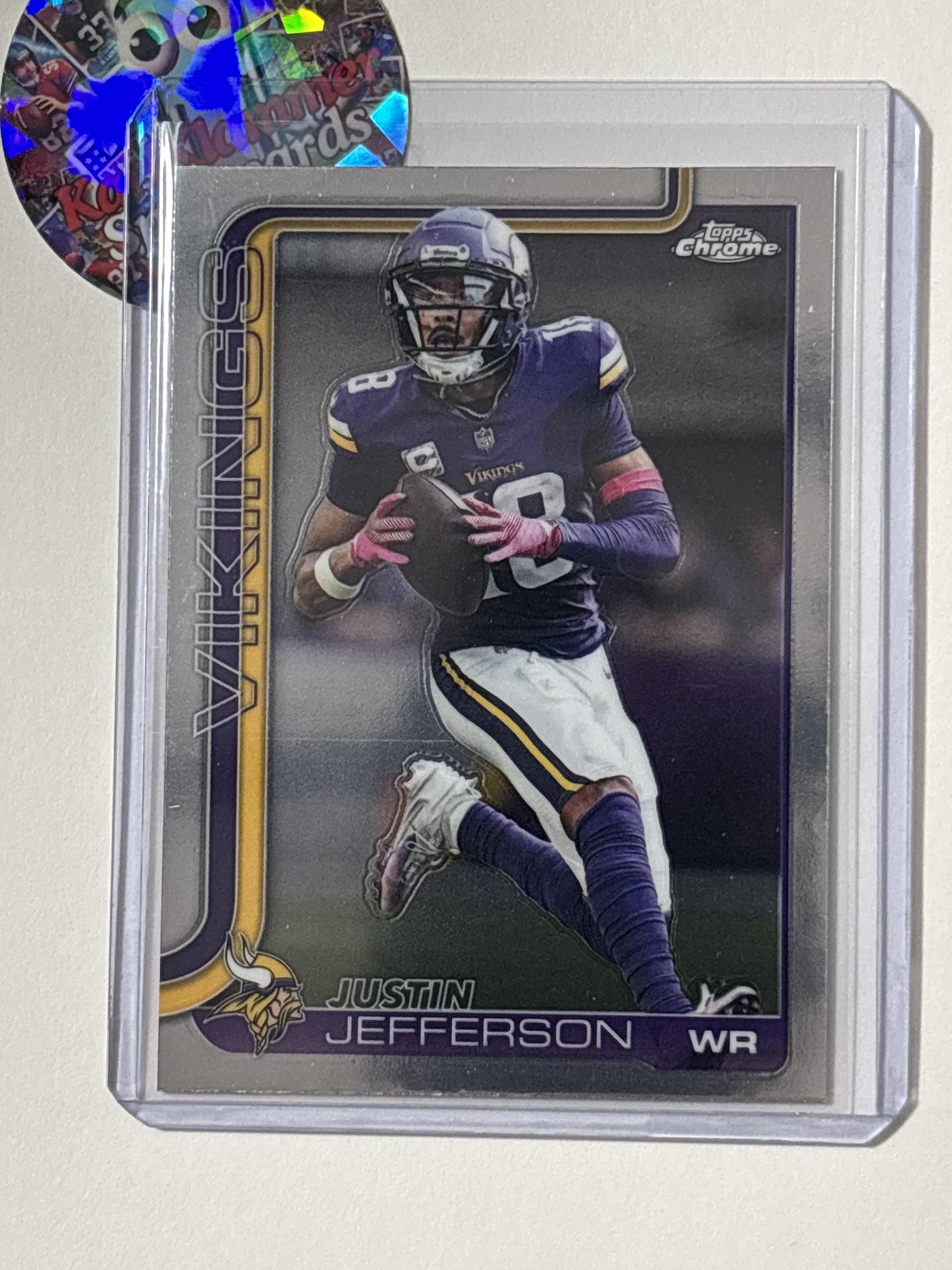 2025 Topps Chrome #195 Justin Jefferson Minnesota Vikings