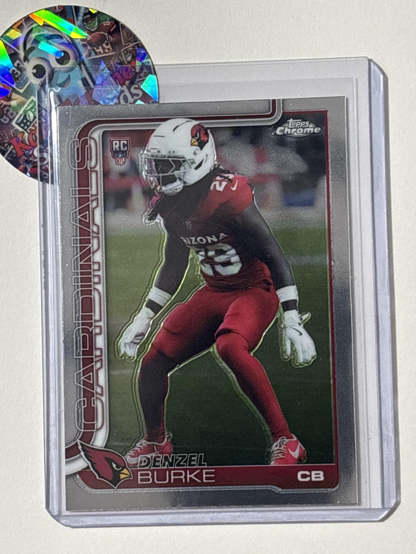 2025 Topps Chrome #368 Denzel Burke Arizona Cardinals RC