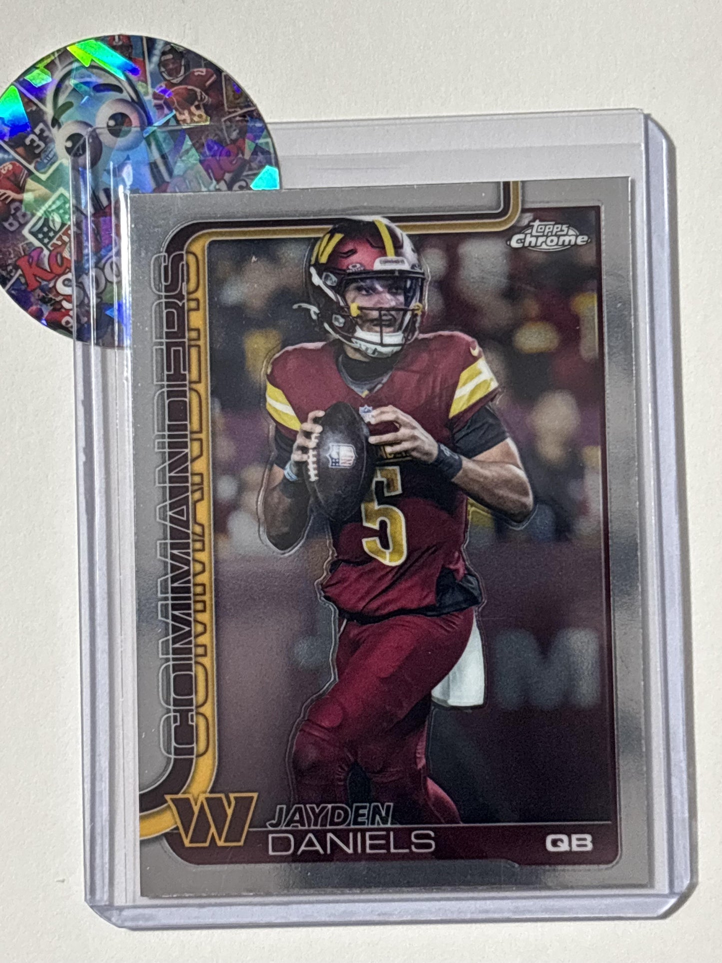 2025 Topps Chrome #295 Jayden Daniels Washington Commanders