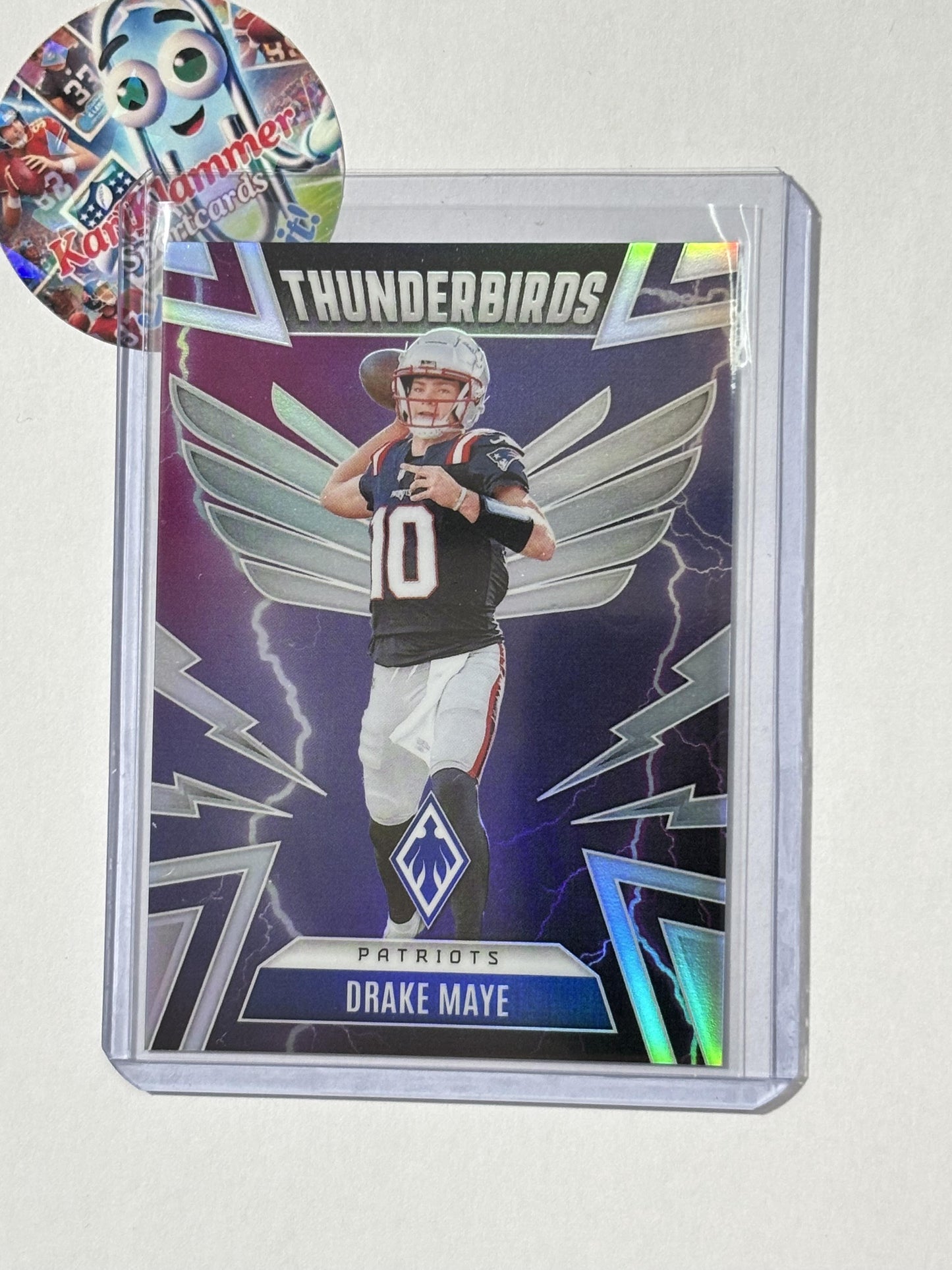 2025 Panini Phoenix #35 Drake Maye Thunderbirds New England Patriots