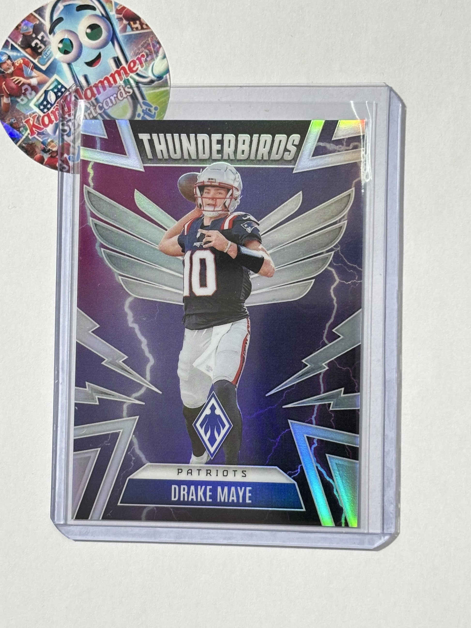 2025 Panini Phoenix #35 Drake Maye Thunderbirds New England Patriots