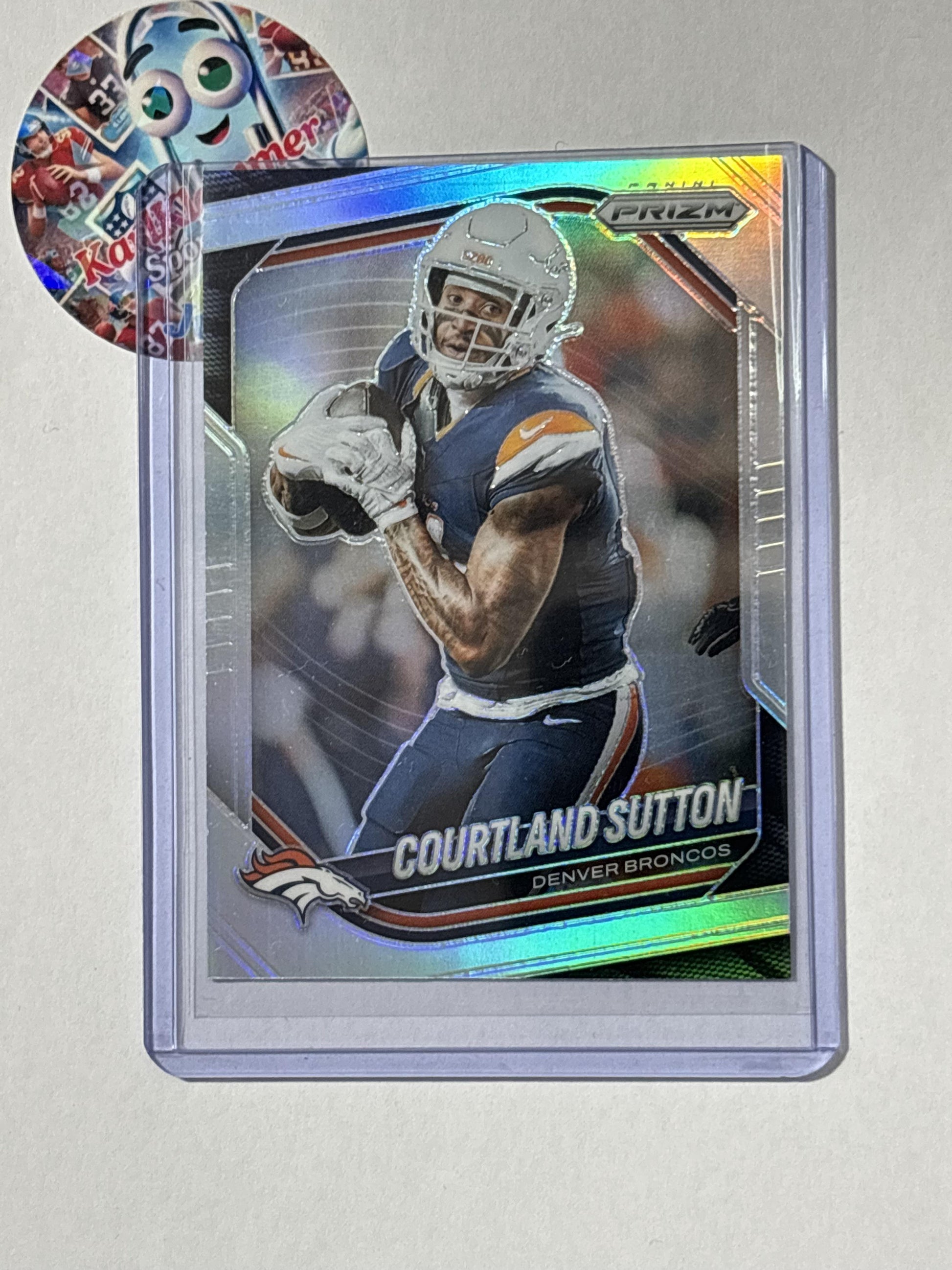 2025 Panini Prizm #163 Courtland Sutton Silver Denver Broncos