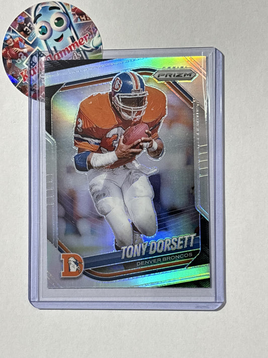 2025 Panini Prizm #260 Tony Dorsett Silver Denver Broncos