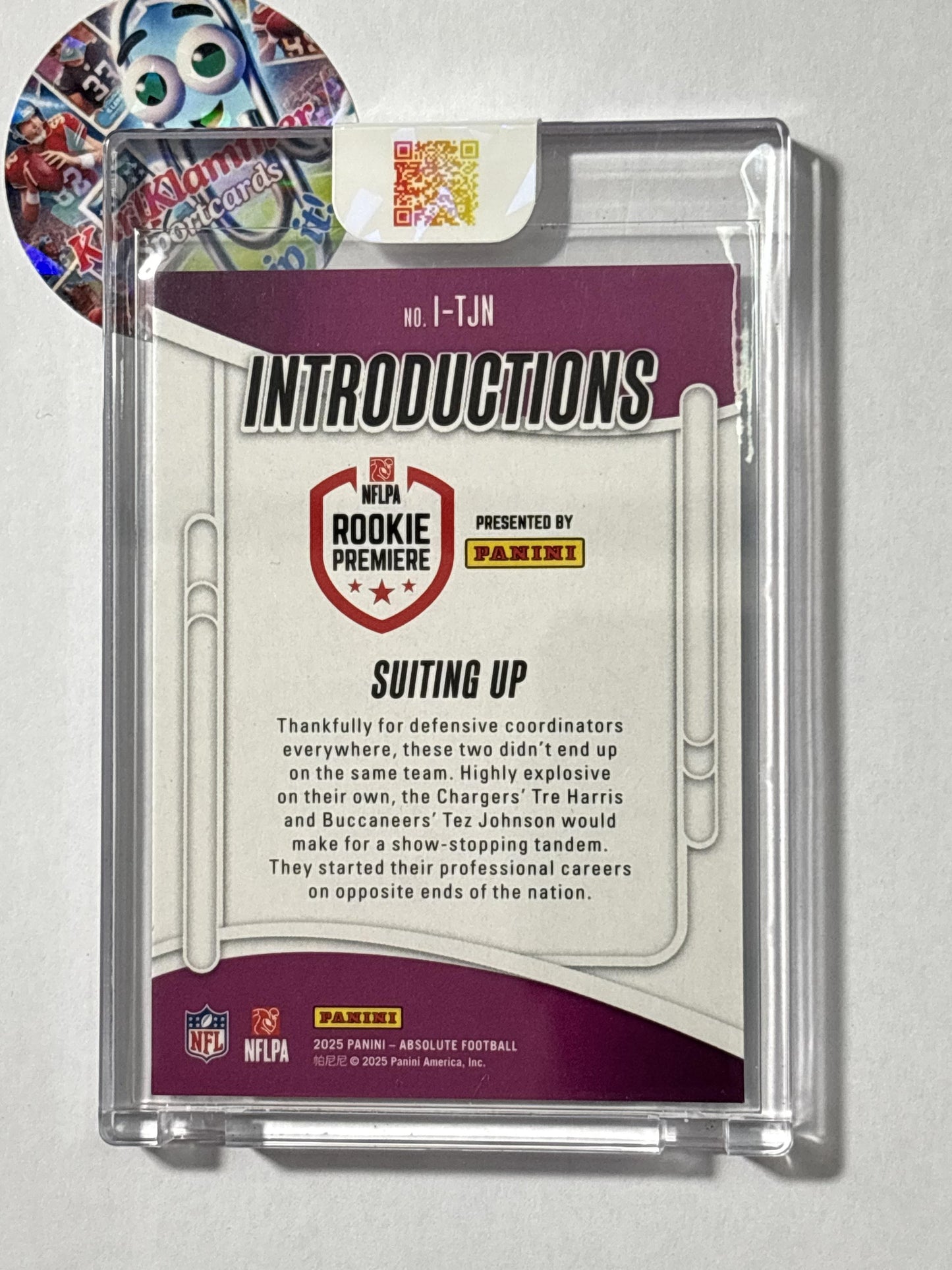 2025 Panini Absolute #I-TJN Suiting Up Introductions Spectrum Green /25 20