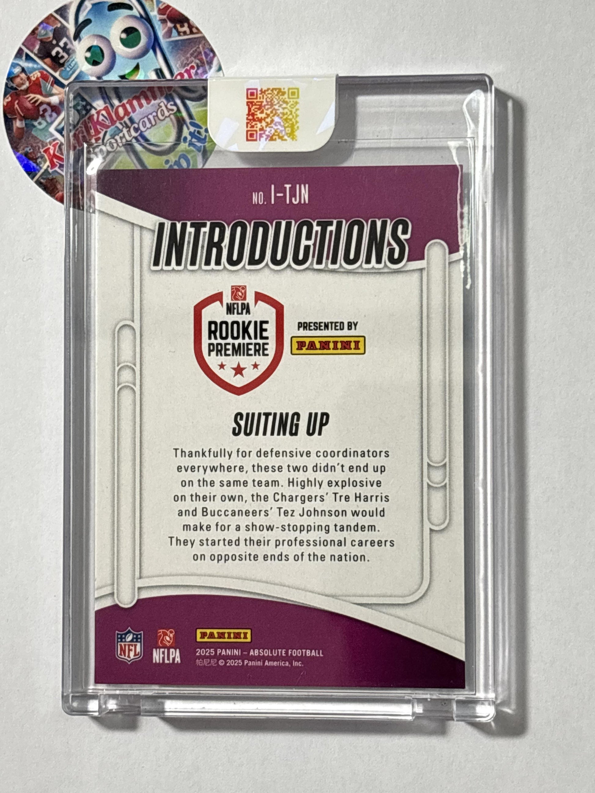 2025 Panini Absolute #I-TJN Suiting Up Introductions Spectrum Green /25 20
