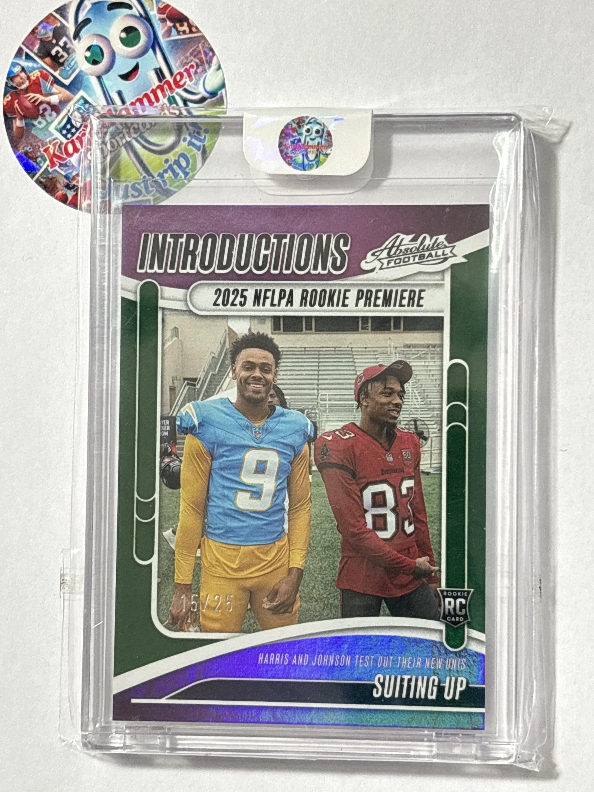 2025 Panini Absolute #I-TJN Suiting Up Introductions Spectrum Green /25 20